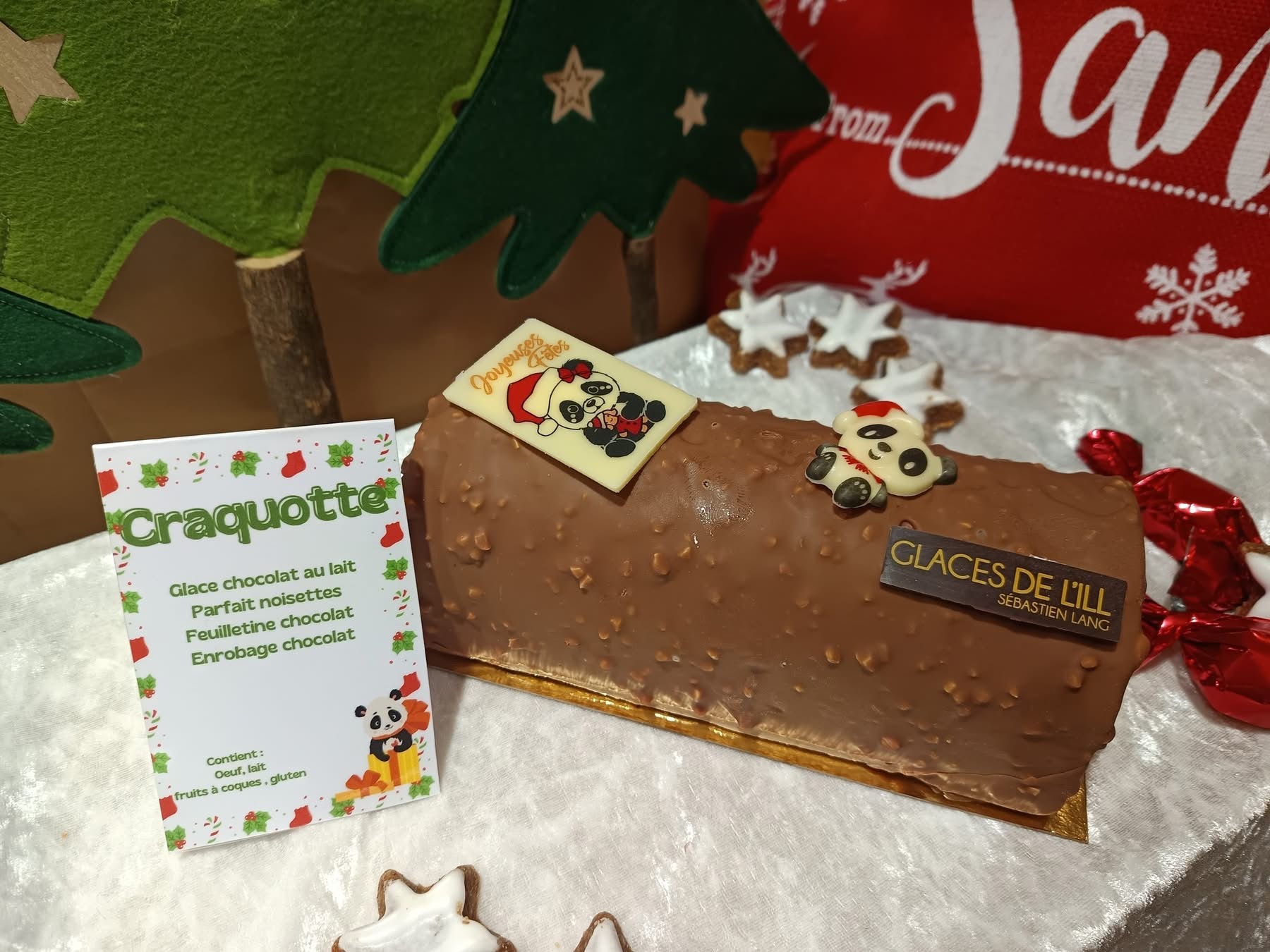 Bûche Glacée CRAQUOTTE
